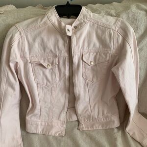 Denim Pink Jeans Jacket ( nwt)